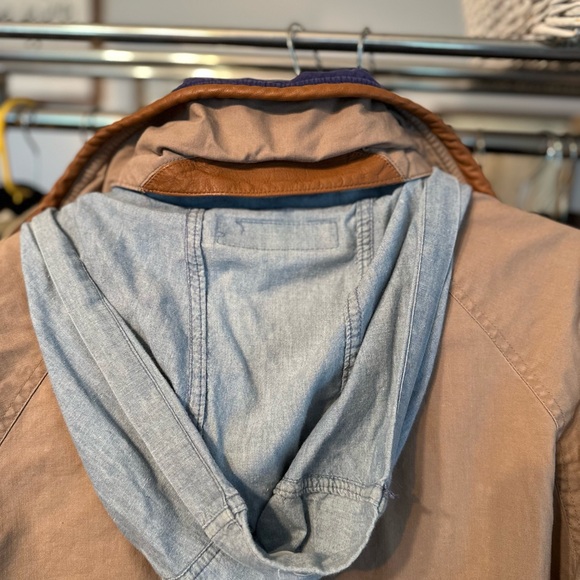 Laura Jeffries all weather jacket oversized medium with hideable hood - Picture 4 of 14